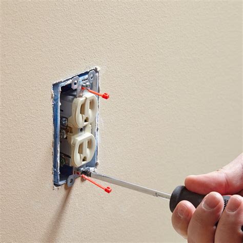 stripped electrical box screw hole